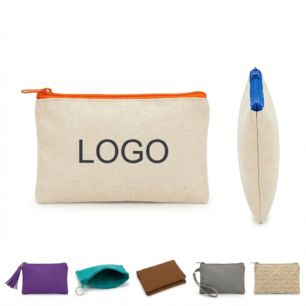 Multi-Style Canvas Organizer Collection with Zipper Closure