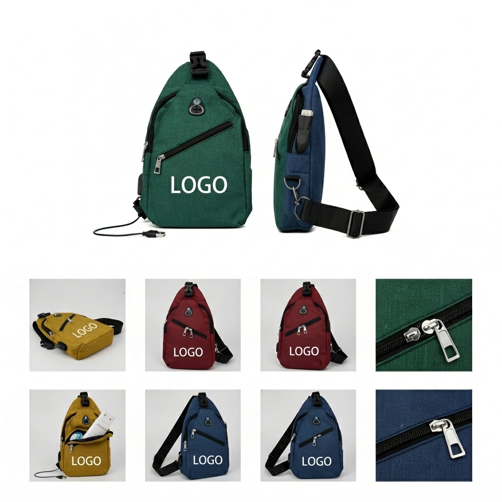 Multi-Purpose Charging Sling Bag for Fitness, Cycling & Daily Adventures