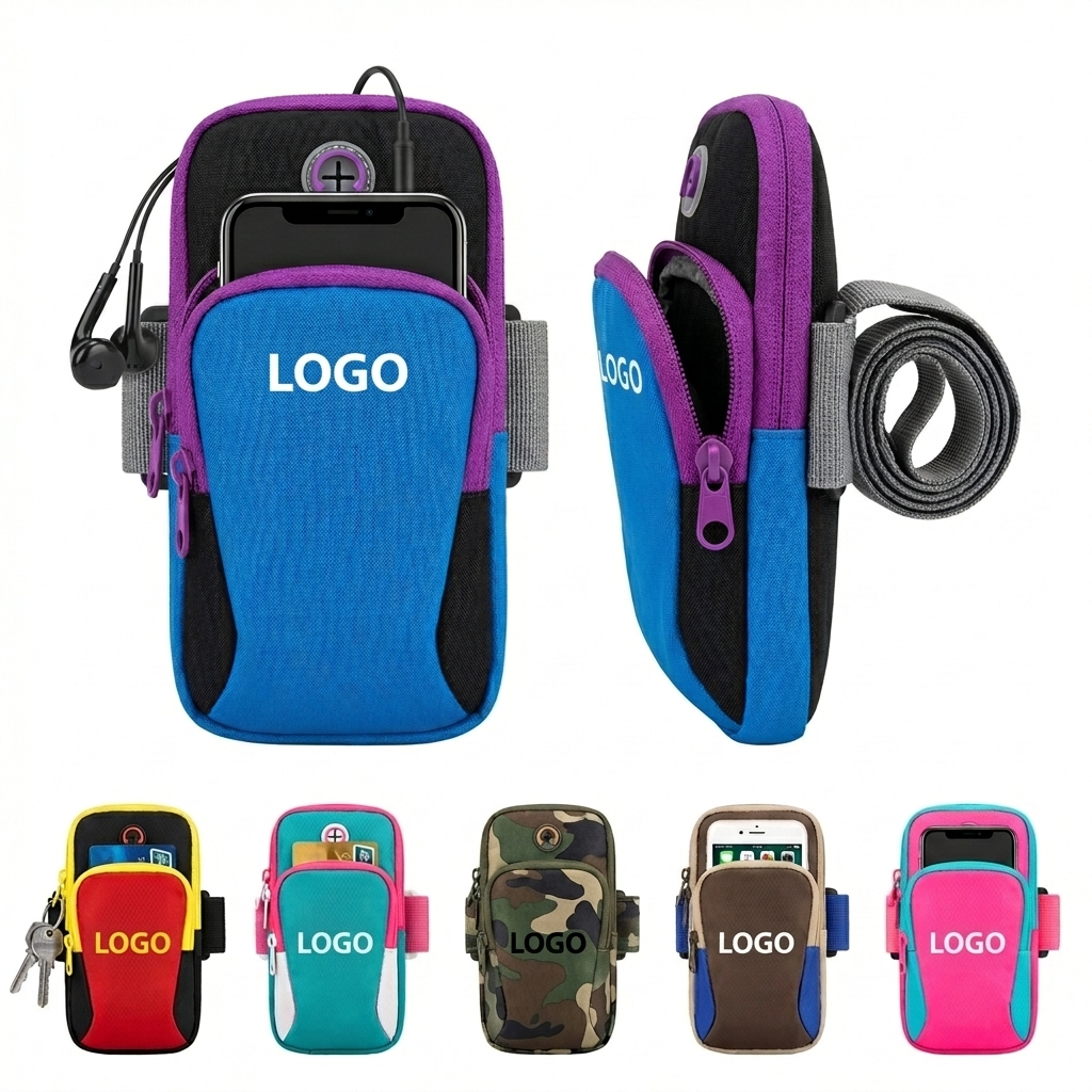 Durable Oxford Fabric Armband Phone Holder for Running, Camping & Sports