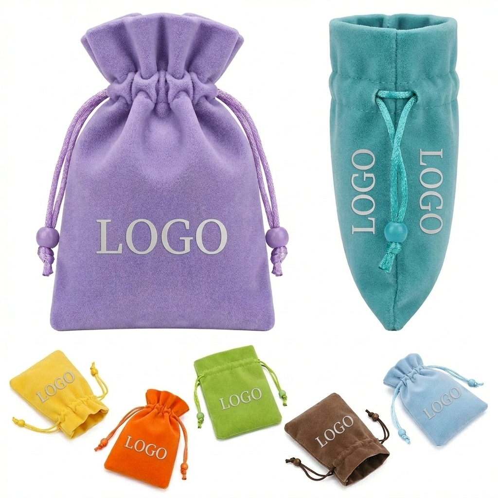 Luxury Velvet Drawstring Gift Bags for Jewelry & Special Occasions