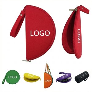 Dual-Purpose Zippered Mouse Bag: Portable Pad & Storage Pouch
