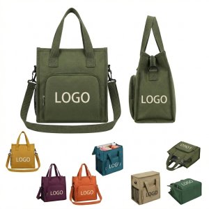 Large-Capacity Insulated Aluminum Foil Lunch Bag with Thermal Liner