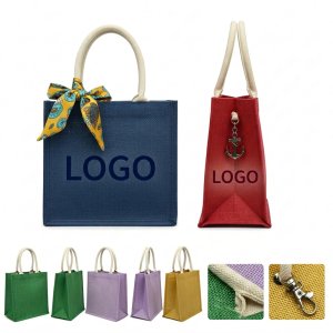 Eco-Friendly Jute Tote Bags for Promotions & Events (MOQ 50)