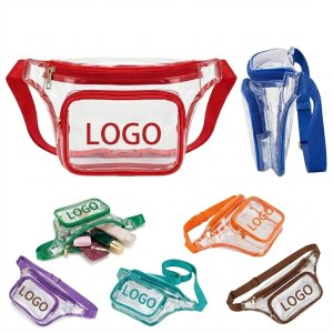 Clear PVC Adjustable Sports Waist Pack for Outdoor Adventures