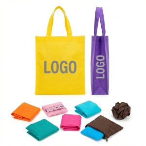 Vibrant Recycled Non-Woven Grocery Tote